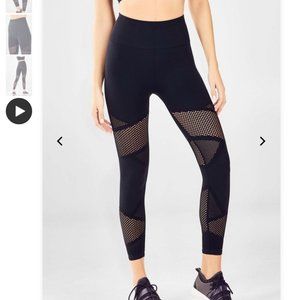 Mosaic High-Waisted 7/8 Black